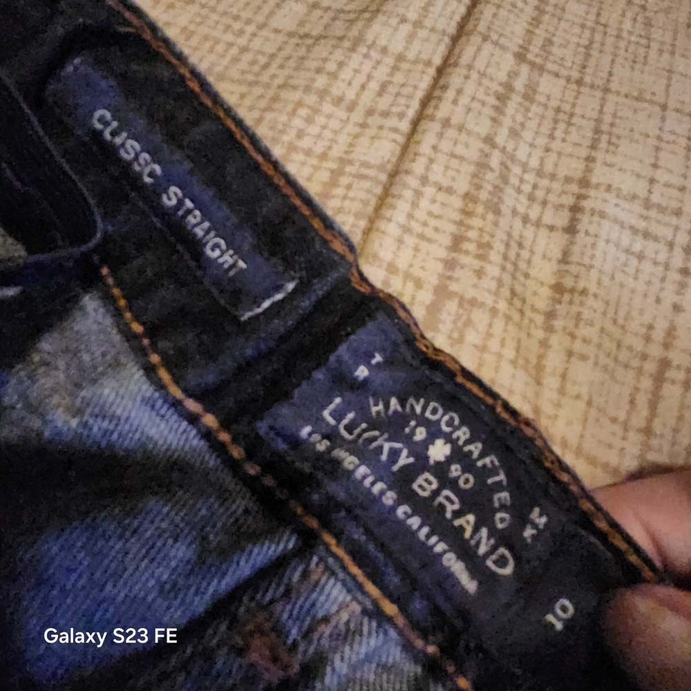 Lucky Brand Girls Jeans - Blue- Waist Button Elastic